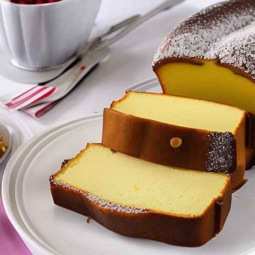 Ice Cream Stuffed Pound Cake