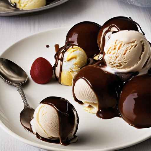 Ice Cream Stuffed Profiteroles