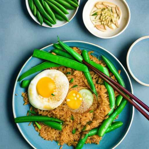 Indonesian-style Nasi Goreng with Green Beans