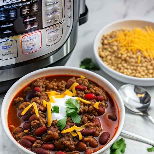 Instant Pot Chili with Ground Beef