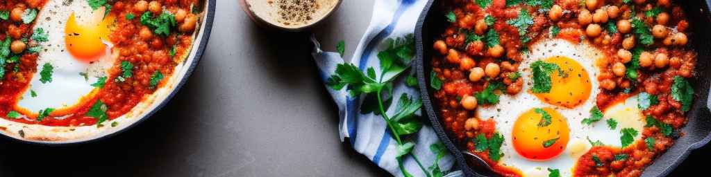 Israeli-style Shakshuka with Chickpeas