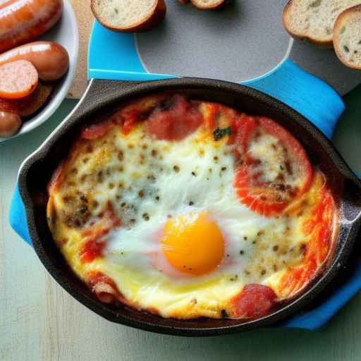 Italian Baked Eggs with Sausage