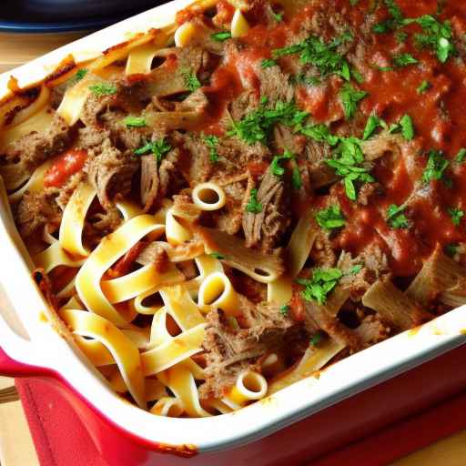 Italian Beef and Pasta Bake