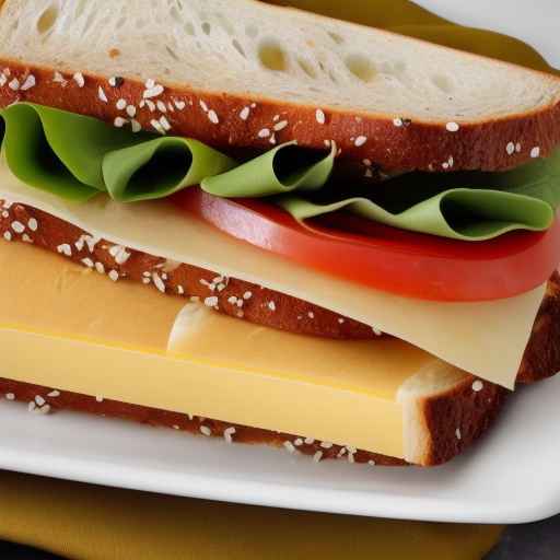 Italian Folded Sandwich with Cheese