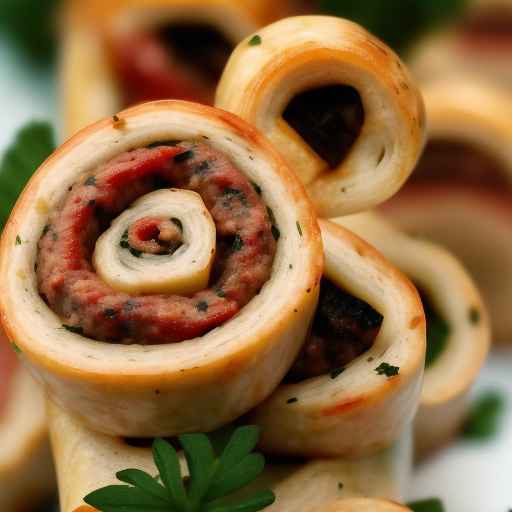 Italian Sausage and Pepper Pinwheel