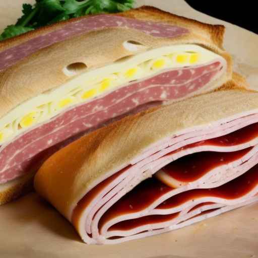 Italian Sub Foldover with Ham, Salami, and Provolone