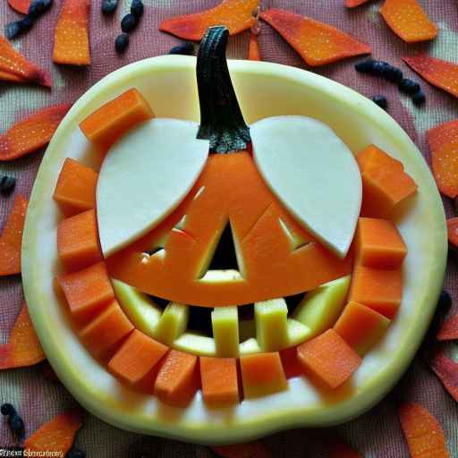 Jack-O-Lantern Fruit Salad