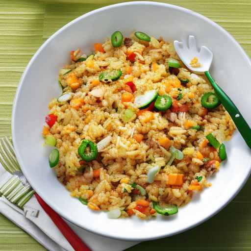 Jalapeno and Cheddar Fried Rice