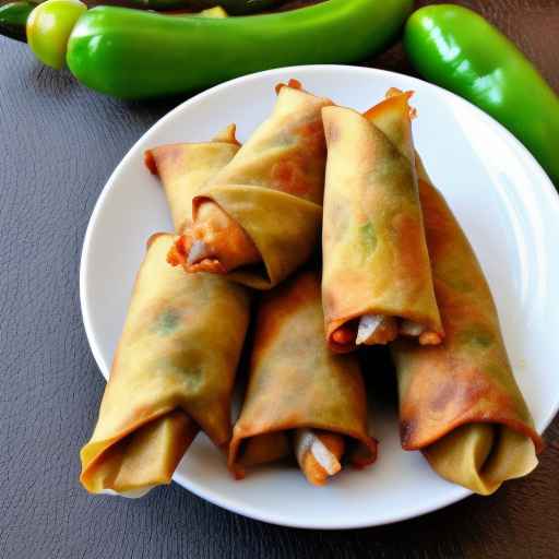 Jalapeño Popper Egg Rolls