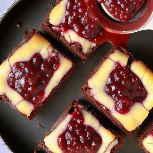 Jam-Stuffed Brownies