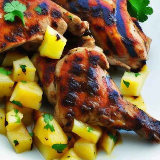 Jamaican Jerk Chicken with Pineapple Salsa