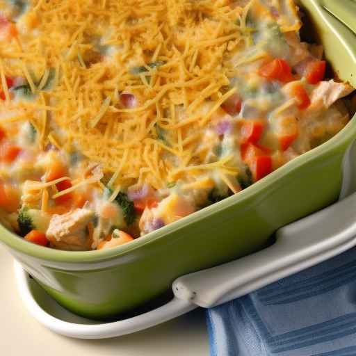 King Ranch Chicken and Fresh Veggie Casserole