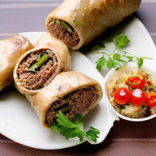 Lamb and Bulgur Rolls