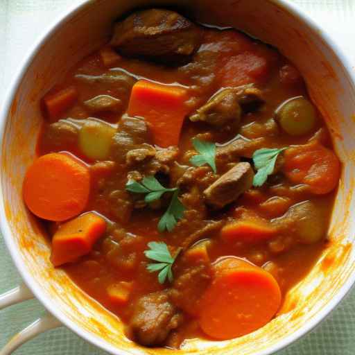 Lamb and Carrot Stew with Cumin