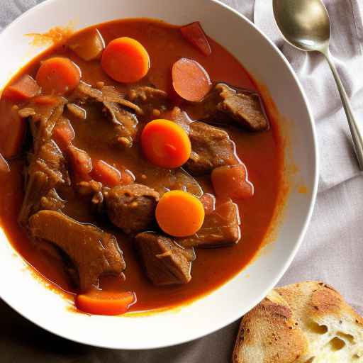 Lamb and Carrot Stew with Paprika