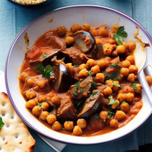 Lamb and Eggplant Goulash with Chickpeas