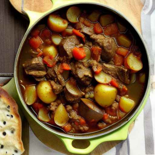 Lamb and Eggplant Stew with Potatoes