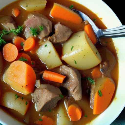 Lamb and Potato Stew with Carrots