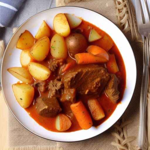 Lamb Goulash with Carrots and Potatoes