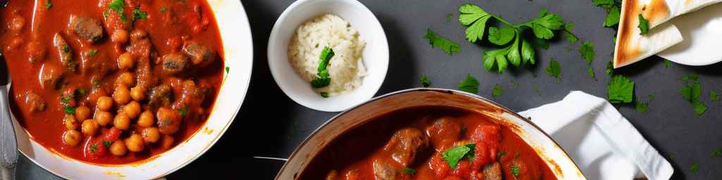Lamb Goulash with Chickpeas and Tomatoes