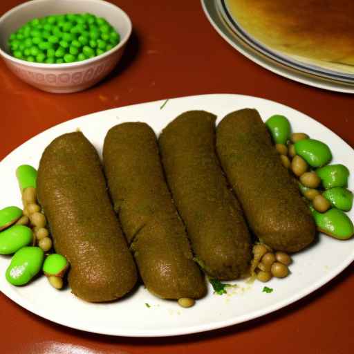 Lebanese-style Kibbeh with Fava Beans