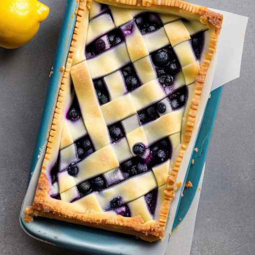 Lemon and Blueberry Pie Bars