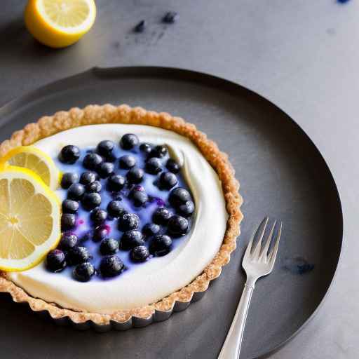 Lemon and Blueberry Tart