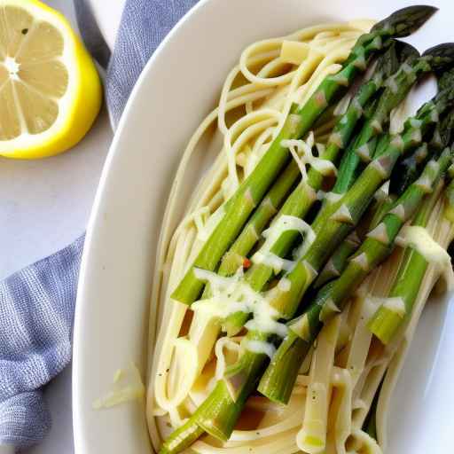 Lemon and Garlic Asparagus Pasta