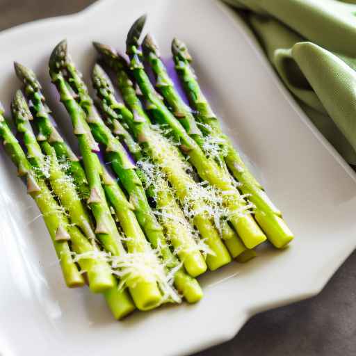 Lemon Asparagus Ribbons with Parmesan