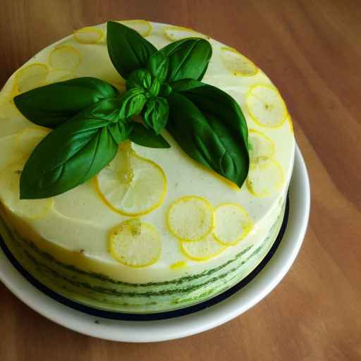 Lemon Basil Cake