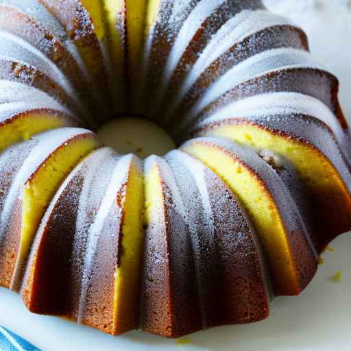 Lemon Blueberry Bundt Cake