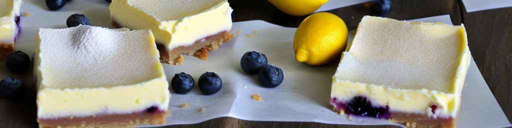 Lemon Blueberry Cheesecake Bars