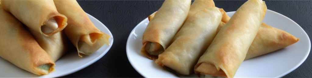 Lemon Chicken Egg Rolls