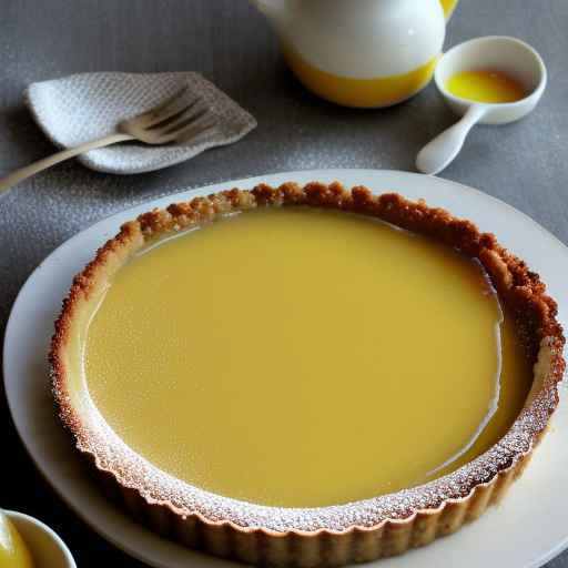 Lemon Curd Tart with Gingersnap Crust