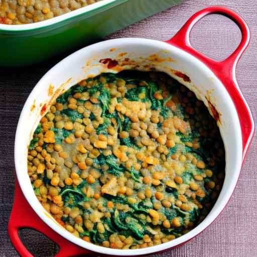 Lentil and Spinach Casserole