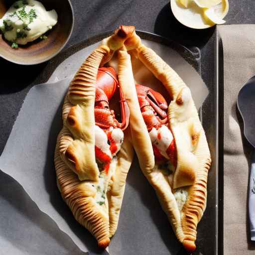 Lobster and Creamy Garlic Calzone