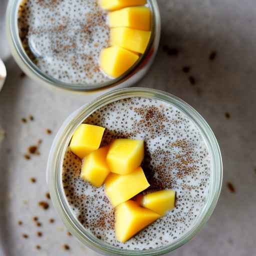 Mango Coconut Chia Pudding