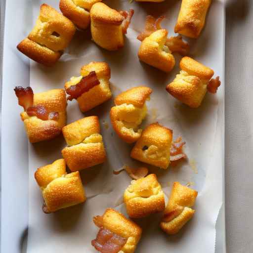 Maple Bacon Cornbread Puffs