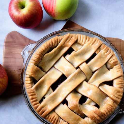 Maple Bourbon Apple Pie