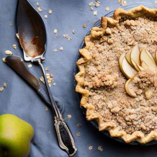 Maple Pear Pie with Oat Crumb Topping