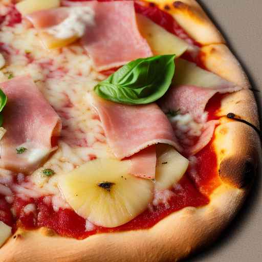 Margherita Pizza with Pineapple and Ham