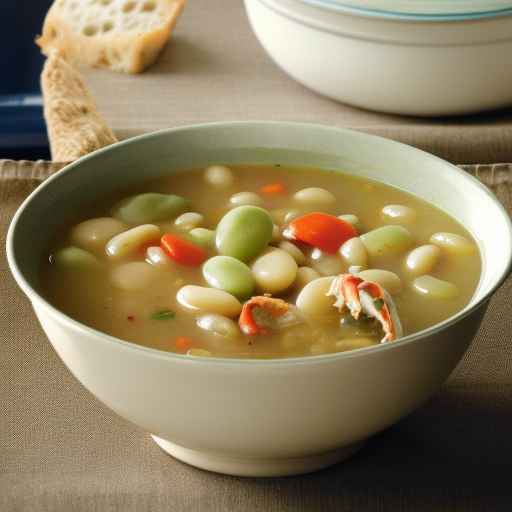 Maryland-style Crab and Lima Bean Soup