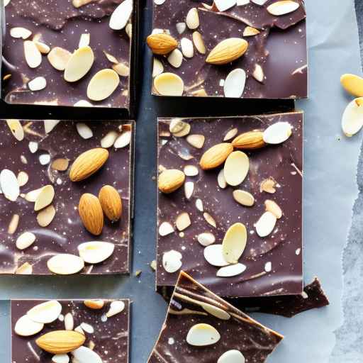 Matzo Bark with Dark Chocolate and Almonds