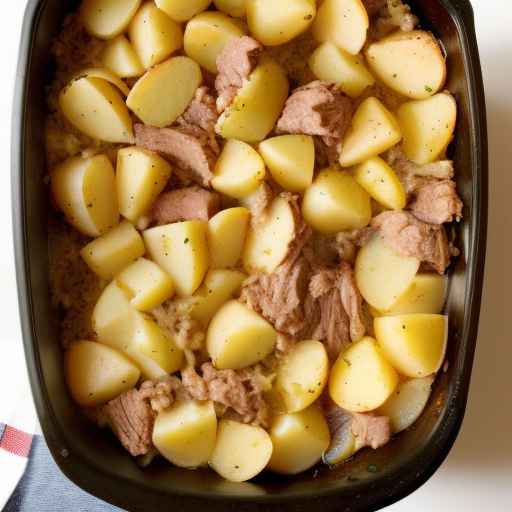 Meat and potato casserole