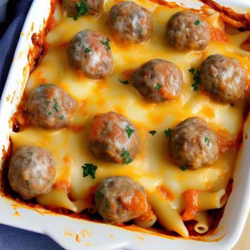 Meatball and Pasta Bake
