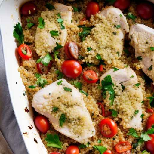 Mediterranean Chicken and Quinoa Bake