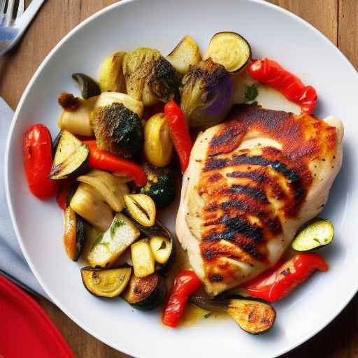 Mediterranean Chicken with Roasted Vegetables