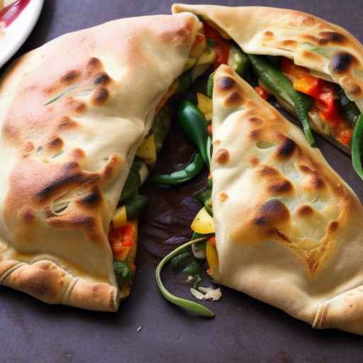 Mediterranean Vegetable Calzone