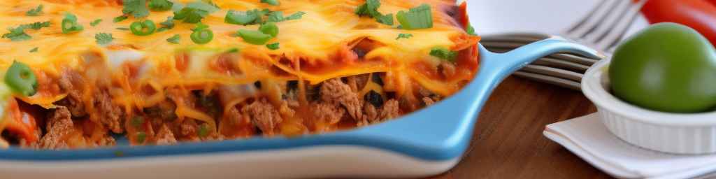 Mexican tortilla casserole