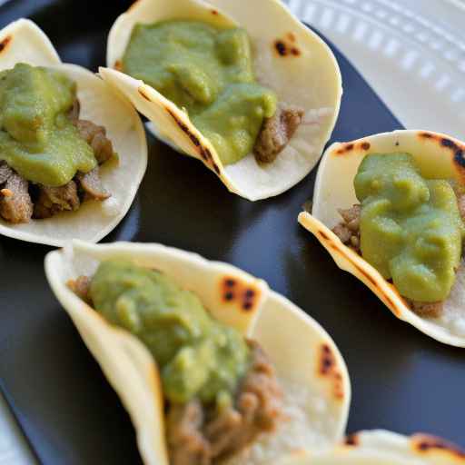 Mini Tacos with Green Sauce